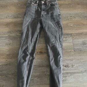 High-rise BDG women jeans, size 24 black/gray